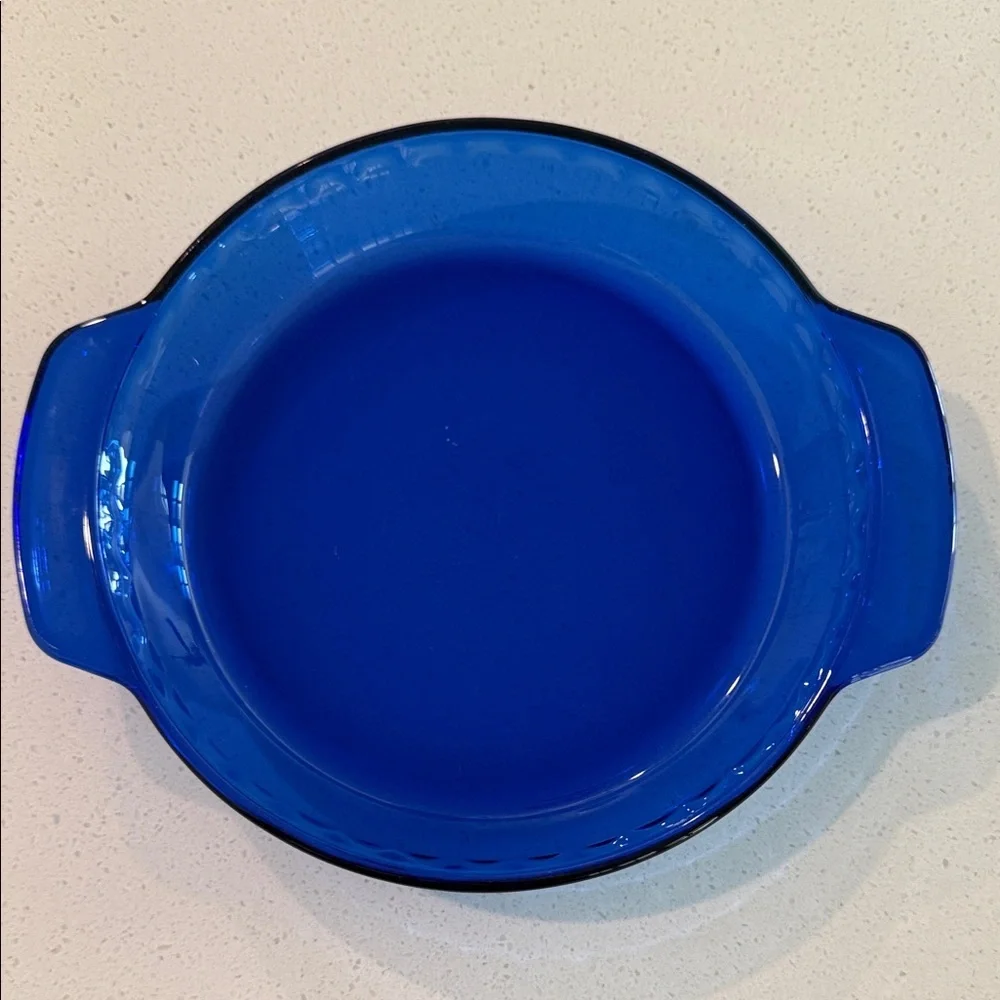 Anchor Hocking Deep Blue Glass Baking Dish